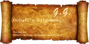 Gulyás Gilgames névjegykártya